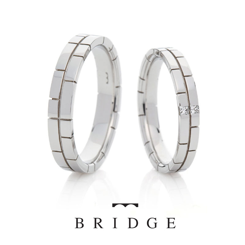 決意BRIDGE銀座の結婚指輪エタニティスタイル