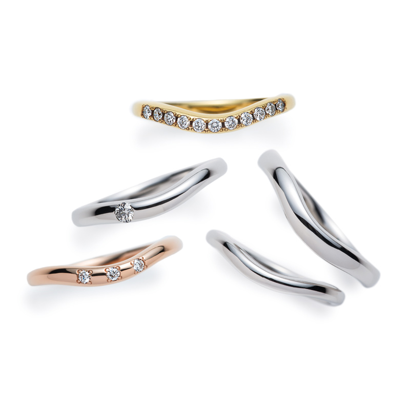 BRIDGE銀座店ブライダル結婚指輪婚約指輪プロポーズダイヤモンド重ね付け着け心地良いコスパ高品質ダイヤモンド