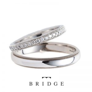 銀座で人気のアンティーク調が華やかで美しい婚約指輪