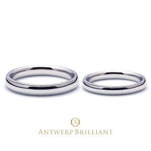 Custom Ring “Millegrain”３ｍｍ＆２ｍｍ