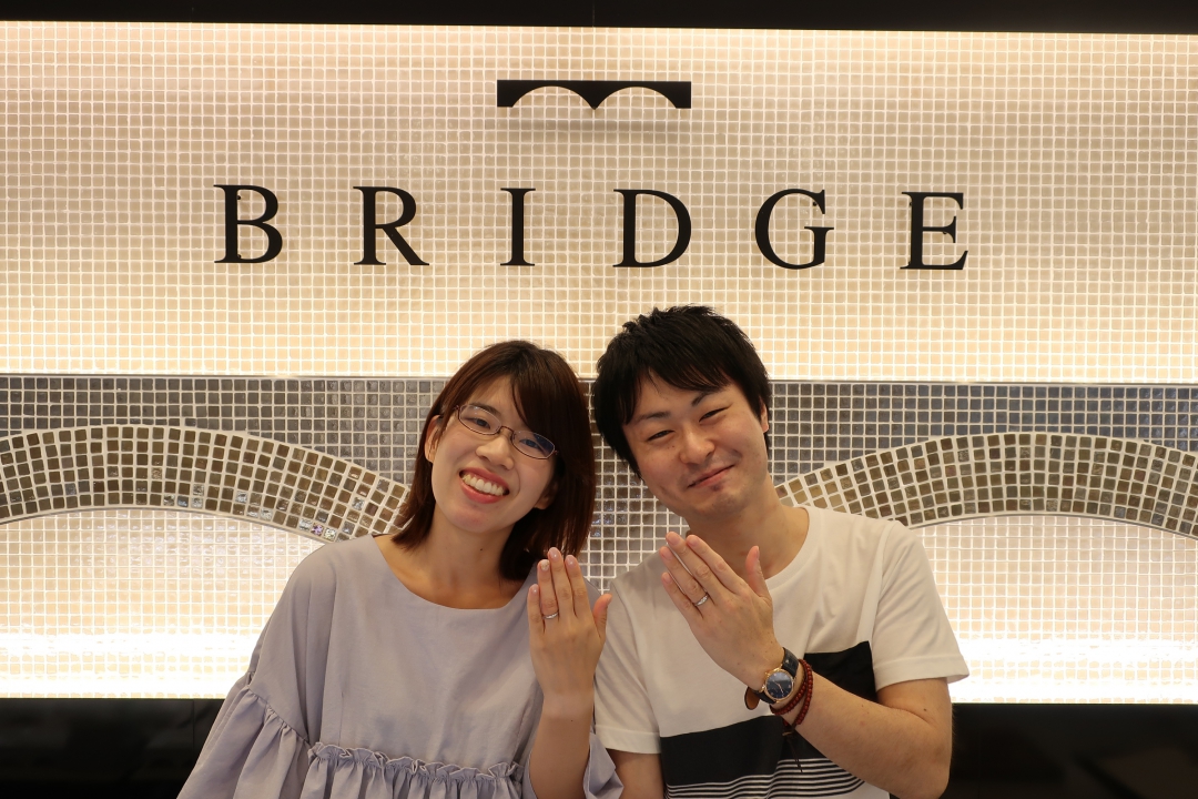 全て叶えてくれるのがBRIDGEでした♪