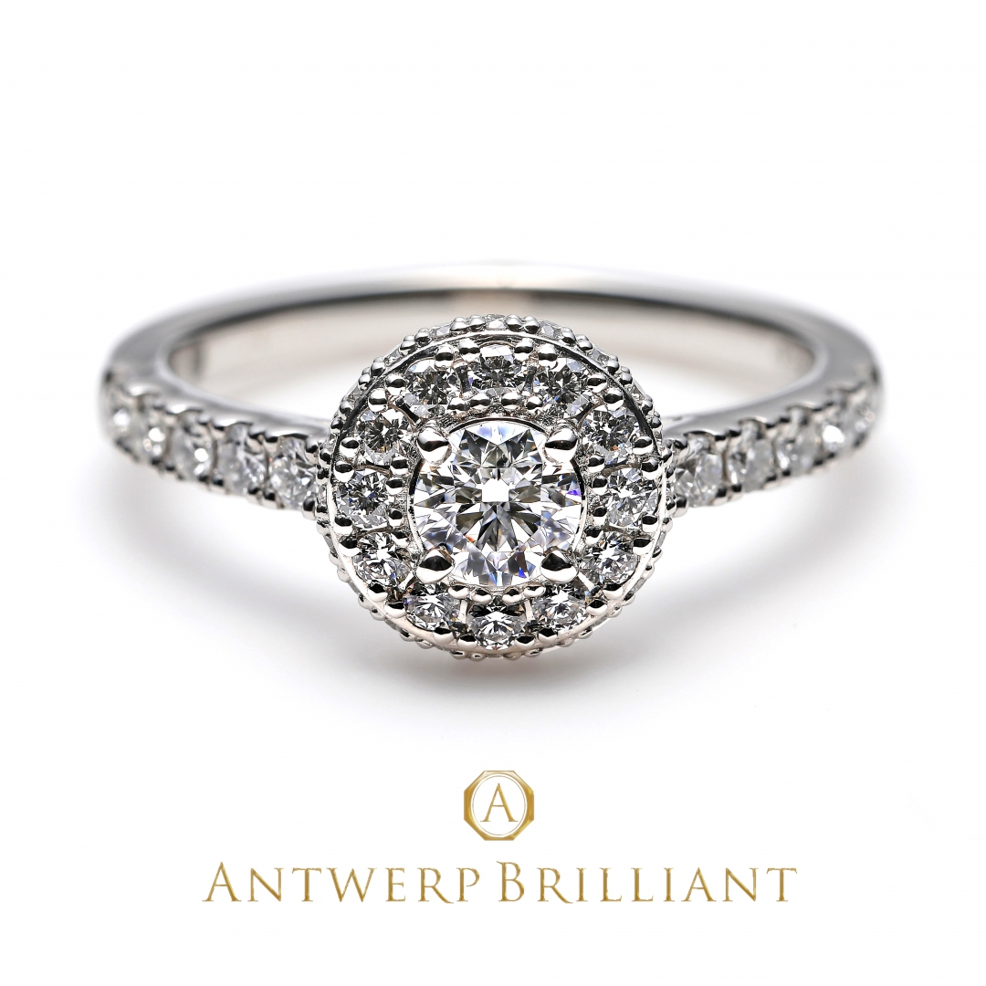 ダイヤモンド・ヘイローリングの魅力 | ブリッジ銀座 東京の結婚指輪 
