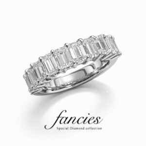 Emerald Cut Eternity Ring