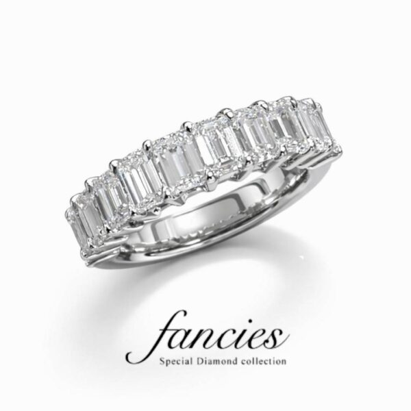 Emerald Cut Eternity Ring