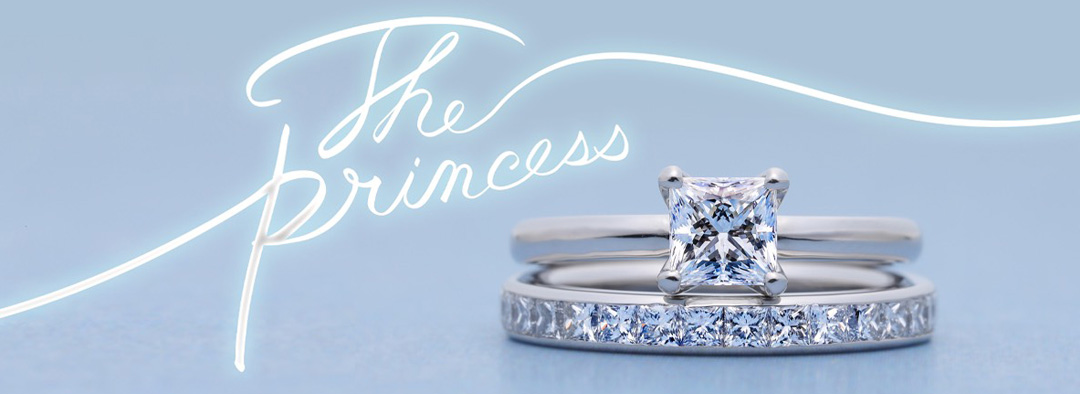 銀座婚約指輪トリプルエクセレント・プリンセスカット
