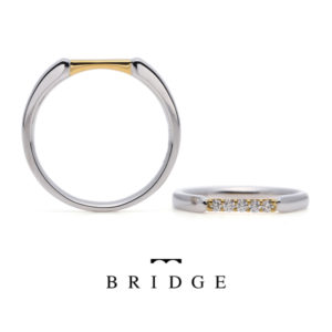 日本橋をモチーフにしたBRIDGEの結婚指輪Nihonbashi