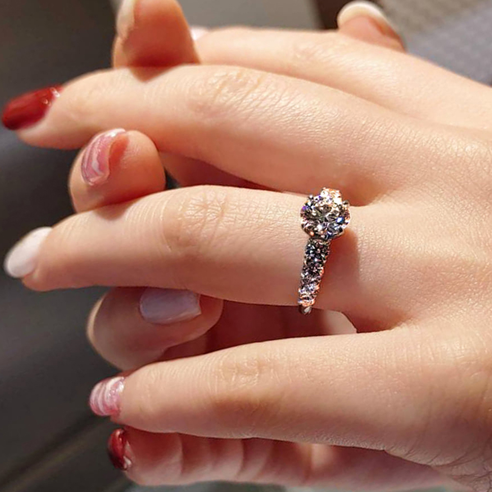 婚約指輪 ピンクダイヤモンド プラチナ リング 0.3ct 天然石