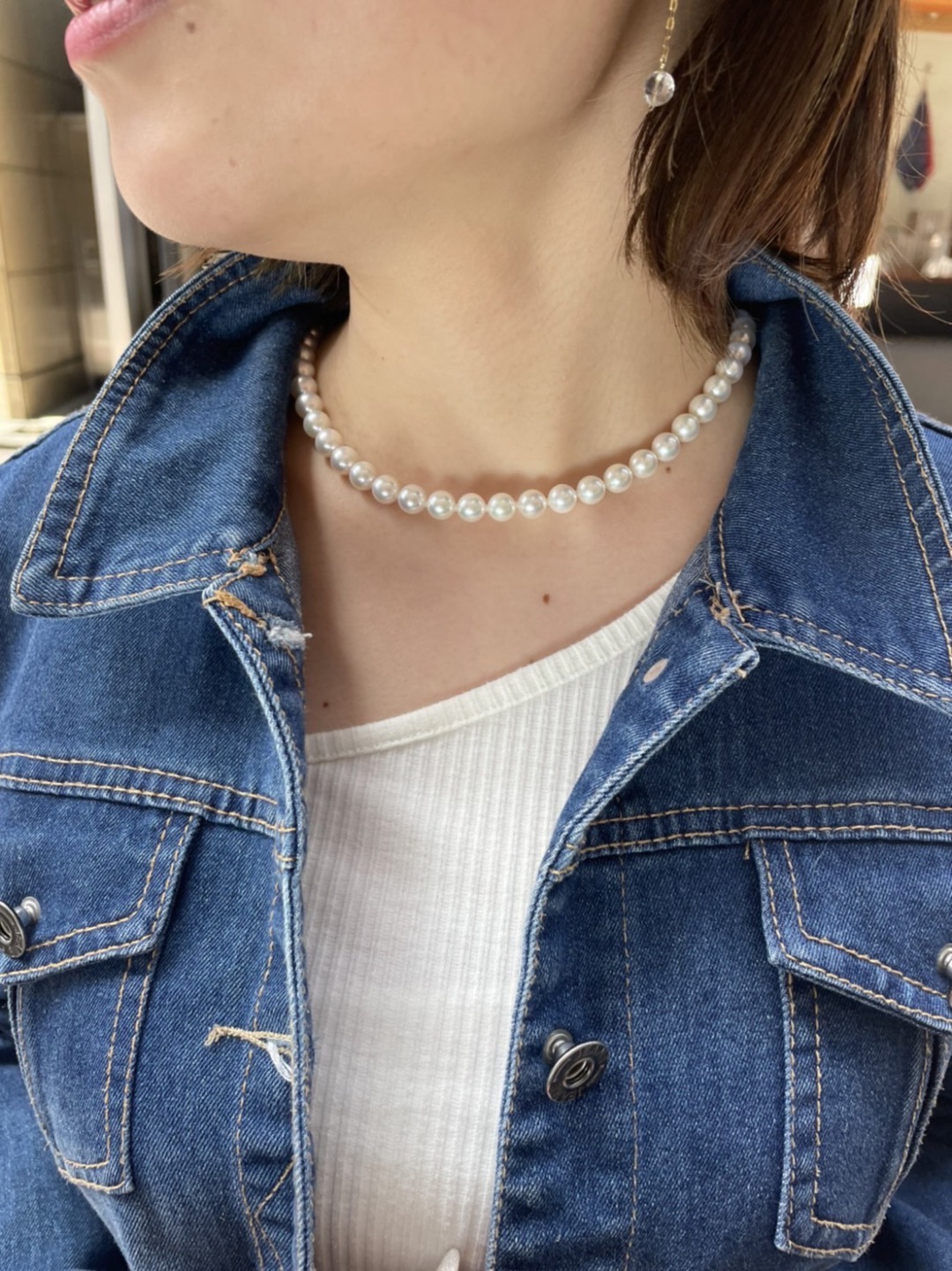 美しい真珠のネックレスのオススメは無調色真珠