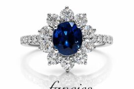 ロイヤルブルーサファイヤを使用した婚約指輪スターシャイン