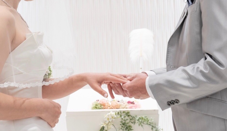 結婚式での指輪の交換