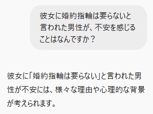 婚約指輪は要らないは、本音なのか？本当は欲しいのか？