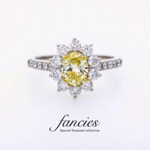 StarShine Fancy Intense Yellow Diamond Ring