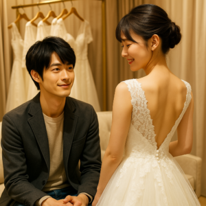 ３０日後に成功するサプライズプロポーズ：第２８話ドレス選びは結婚生活の縮図