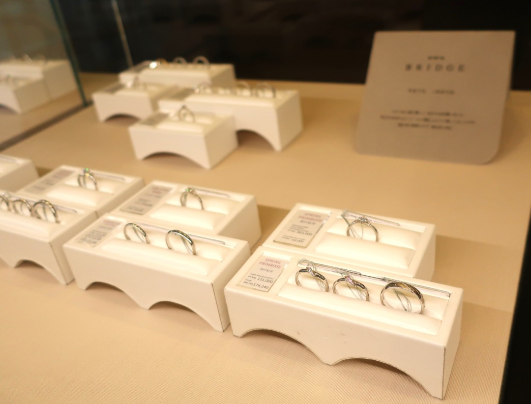 ふたりらしい、オリジナルの結婚指輪を探すならブリッジ銀座に行ってみる