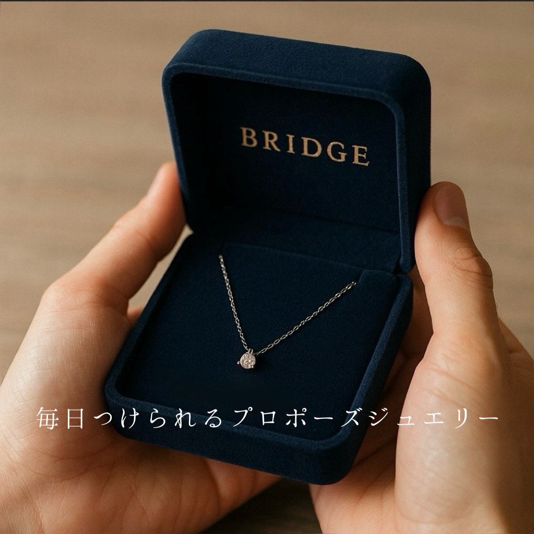 毎日つけられるプロポーズジュエリー