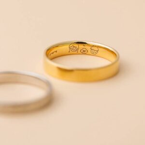 結婚指輪に世界に一つだけのオリジナル刻印