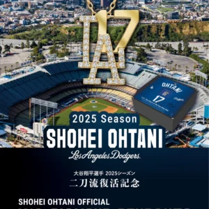 正規MLB認定の SHOHEI OHTANI OFFICIAL「K18 DIAMOND PENDANTS」