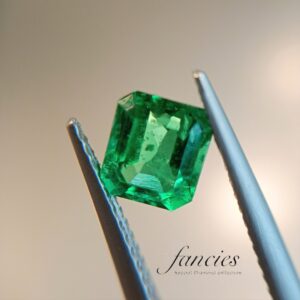 コロンビア産のビューティーグレードSの無含侵エメラルド0.760ct