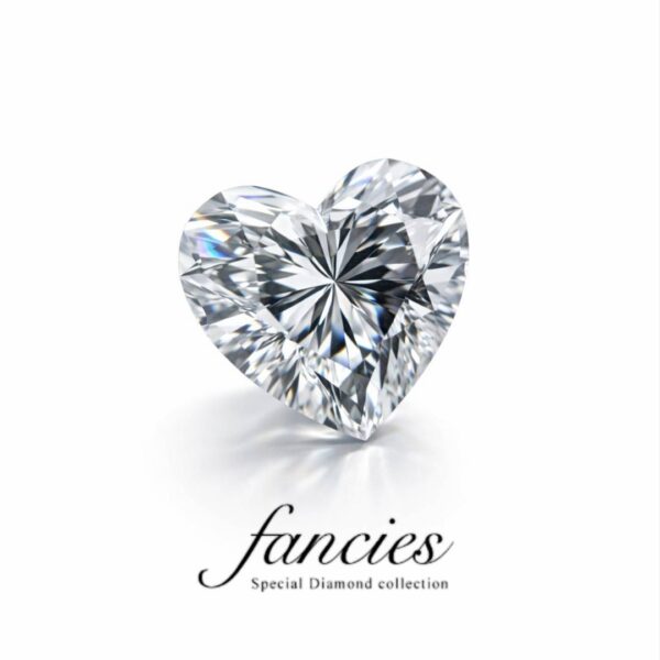 Heart Shape Natural Diamond 0.303ct(CGL)