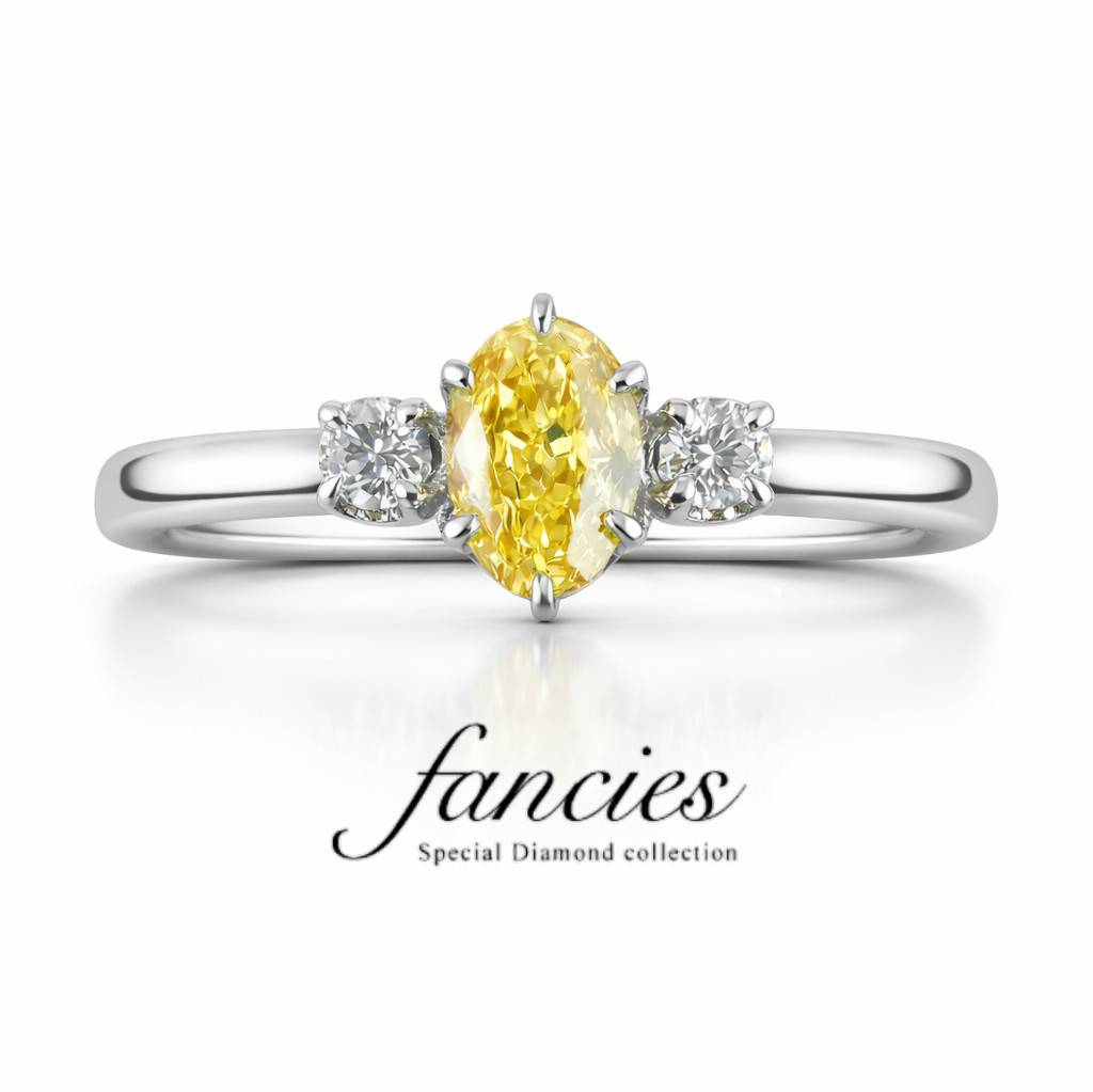 Fancy Yellow diamond 3stars